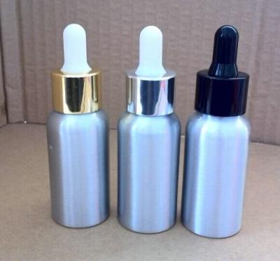 China 20ml,30ml,50ml,80ml,100ml dropper aluminium bottles for essential oil for sale