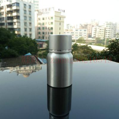 China 20ml Silver/Red/Blue/ Yellow screw aluminium bottle with caps for sale