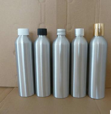 China 300ml screw aluminium bottles with different caps for sale