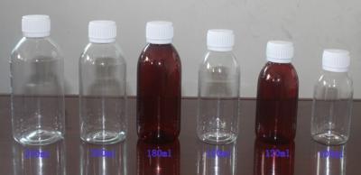 China 100ml, 120ml, 150ml, 180ml, 200m, 250ml sample PET bottles, clear amber color PET bottle for sale