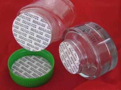 China White PE foam liner for bottle cap seal, Self-sealing PE foam base seals for sale