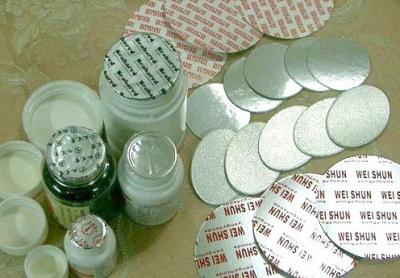 China Custom-made Aluminium Induction Cap Seal, Aluminium foil cap seal liners for sale