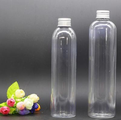 China 500ml PET water beverage bottles, PET 500ml plastic juice bottle with aluminium cap for sale