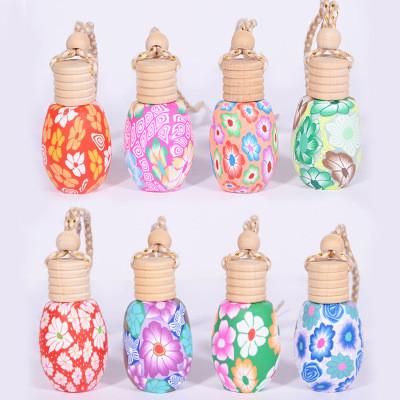 China 12-15ml polymer clay perfume bottle car accessories tourist crafts for sale