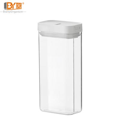 China Office Freshness Preservation BPA Free Clear Plastic Organization Containers Airtight Kitchen Food Storage Container Set for sale