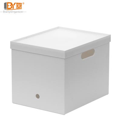 China Viable Clear Plastic Storage Box BPA Free Locking Small Size Flip Top For Clothes for sale