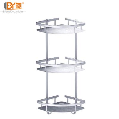 China Sustainable Portable Hanging Black Bathroom Metal Shelf Organizer Shower Caddy for sale