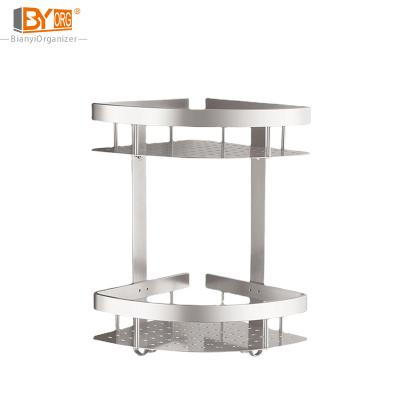 China Durable Durable Using Stainless Steel Aluminum Wall Bathroom Shelf Organizer Shower Caddy for sale