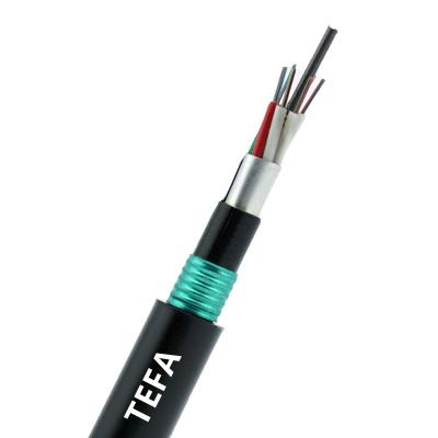 China Outdoor long distance /LAN communication/outdoor communication fiber optic cables are durable and inexpensive, GYTAS 12 24 core fiber optic cables for sale