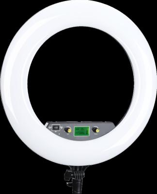 China 50W NiceFoto 18inch Diva LED Ring Light Diffuser PORTABLE Mirror Stand 3200-6500K Dimmable Make Up Studio Lighting for sale