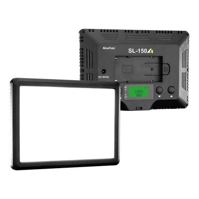 China PORTABLE SL-150A NiceFoto 15W 3200-6500K Bi-Color Super Soft Protection On - Light Camera LED Video Photo Studio Light for sale