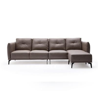 China Luxury Living Room Sofa Modern Minimalist Leather Sofa, Postmodern Minimalist Modern Light Italian Furniture Combination Set 25-30 Days for sale