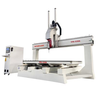 China Garment Shops 5D Wood Mold And Carving Woodworking CNC Router Machine 5 Axis for sale