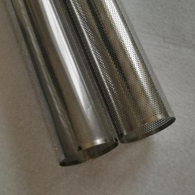 China Plain Weave Perforated Tube Filter Tube Stainless Steel Metal Punch Filter Cartridge For Computer Monitor for sale