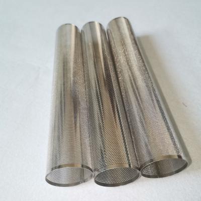 China Plain Weave Metal Mesh Perforated Filter Tubes Perforated Filter Pipe for sale