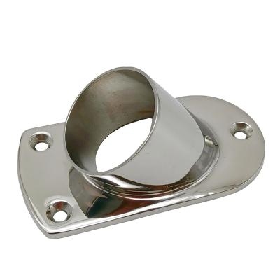 China 50.8mm Stainless Steel Contemporary 45 Degree Railing Clamp for sale