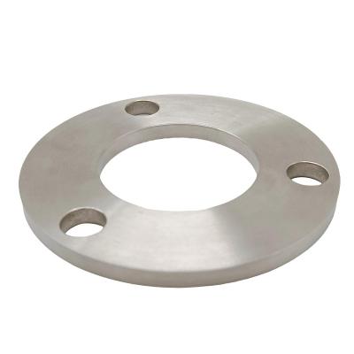 China Contemporary Stainless Steel Handrail Flange Plate For 50.8mm Handrail for sale