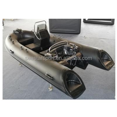 China DeporteStar 12FT Rigid Inflatable Rib 360 Fiberglass Hull Boat Fishing Fishing Rib Boat for sale