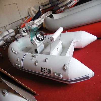 China DeporteStar CE RIB 360cm Fiberglass 5Person Inflatable Boats Fishing For Family for sale