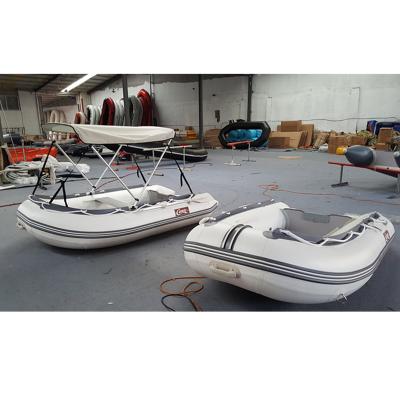 China Freshwater Fishing DeporteStar Inflatable Boat With Outboard Motor / Roll Up Motorboat Boat for sale