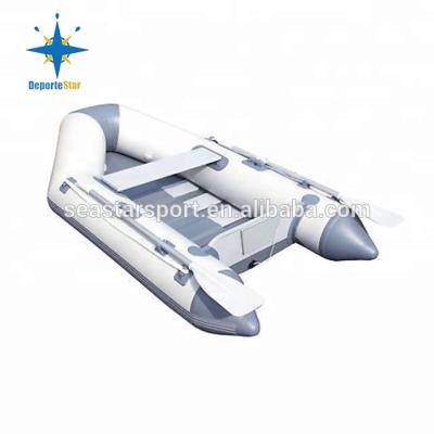 China PVC Intex inflatable boat with electric motor for sale