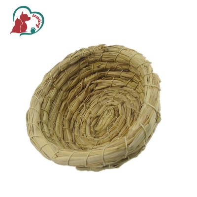 China Natrual Handmade Viable Straw Bird Cage House for sale