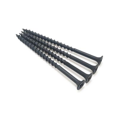 China Cross Flat Head Drywall Screw Set Wood Jinning  Black Gypsum Drywall Screw for sale