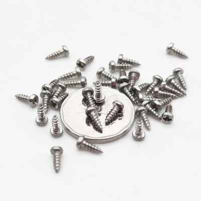 China 1mm Pan Head Phillips Stainless Steel Screw Set Mini Small Size Micro Screw For Electronics for sale