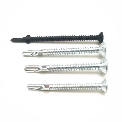 China Phillips Drive Self Drilling Screw Set Flat Head Self Drilling Screws With Wings for sale