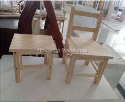 China Pine wood solid wood wooden table chair for kids for sale