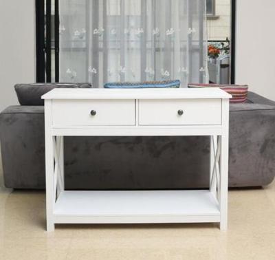 China Easy To Clean Modern Wood Corner Storage Side Table for sale