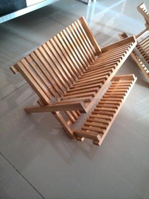 China Simple pine wood dish rack exports folding wood waterlogging caused by excessive rainfall for sale