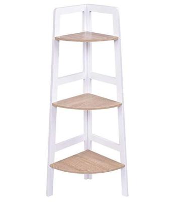 China Viable Living Room Ladder Shelf Wood Rack for sale