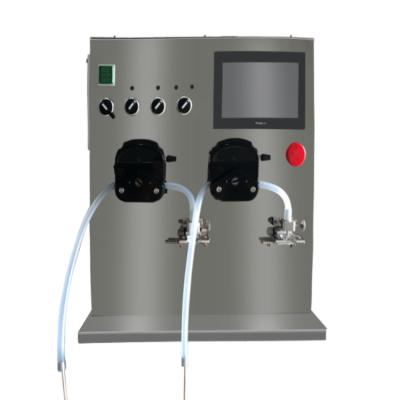 Chine Machine de remplissage de bouteilles à double tête à vernis à ongles 750-1000 pièces/h à vendre