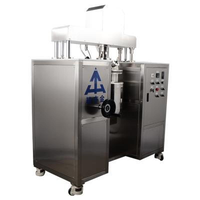 China Full Automatic Lip Gloss Machine Line 100L Vacuum Defoaming Machine for sale