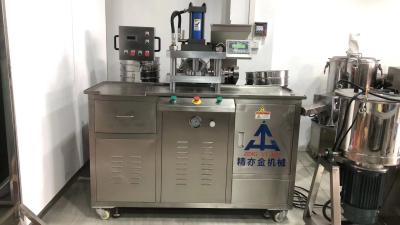 China Halbautomatische Blush-Pulverpressmaschine kann Pulver drucken zu verkaufen