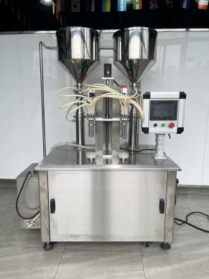 China Two-color chocolate screw heating filling machine for sale