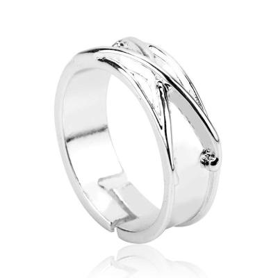 China Ring Trend Personality Silver Opening Adjustable Fashion Jewelry Fast Delivery Ladies Ring for sale