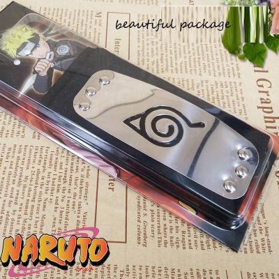 China Metal Anime Cosplay Headwear Konoha Hokage Kakashi Itachi Cosplay Headband With Box for sale