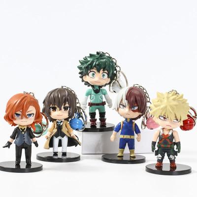 China Japan A Set Boku No Hero Academia Figure PVC Bell Decoration Anime My Hero Academia Key Chain for sale