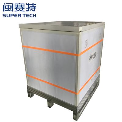 China Large Insulated / Reusing Detachable Pallet Insulated Cooler Box For Physical Cold Chain Distribution for sale