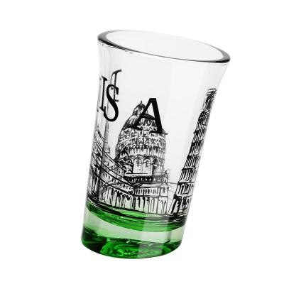 China Cheap Custom Viable Logo Shot Glass Cup Japanese Sake Cup For Party for sale