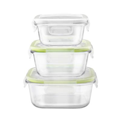 China Microwave/Storage Bento Lunch Box Set UPSPIRIT Safe Glassware Dishwasher/Freezer Kitchen Good for sale