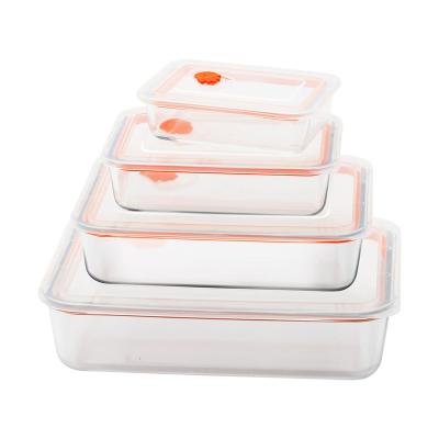 China High Quality Glass Storage Bento Box Freshness Preservation Container For Food Vegetable And Fruit for sale