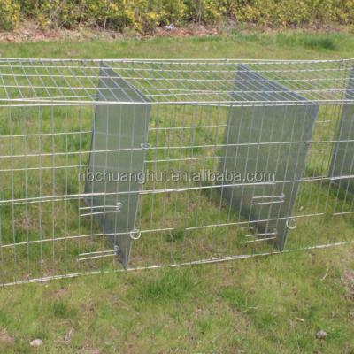 China Mink Gray Squirrel Small Raccoon Possum Cat Folding Live Animal Rabbit Rat Cage Viable Humanitarian Trap for sale