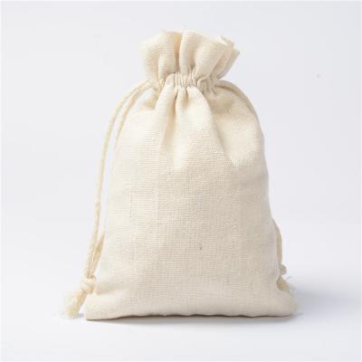 China New Custom Eco-Friendly Gift Packaging Bag Cotton Drawstring Bag Designer Jewelry Ring Storage Pouch Gift Wrapping Bag for sale