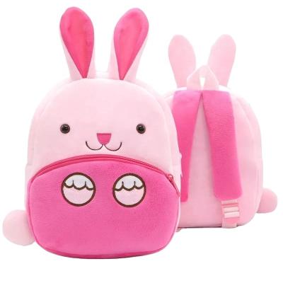 China Wholesale Waterproof Portable Kid Backpack School Bag Kindergarten Plush Schoolbags Plush Backpack For Children for sale