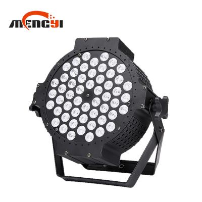 China Stage Lighting Mini Par Led Slim Flat Par Can Light 54Pcs 3W / Led Par Flat Stage Light for sale