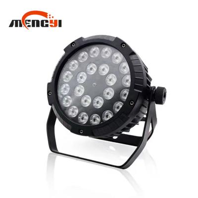 China Club Outdoor Par Can Effect Light IP65 24x10w RGBWA 5in1 Led Waterproof MX512 Stage Par Light for sale