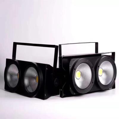 China Factory Wholesale Stage Light 2*100W 2 RGBW COB Peer LED Assist Light White 11*15*10cm for sale